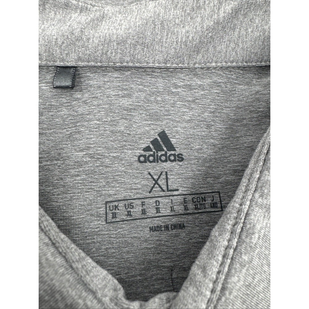 Adidas Chick-fil-A ATL Peachtree Road Race Short Sleeve Polo Men's XL Gray - Picture 4 of 9